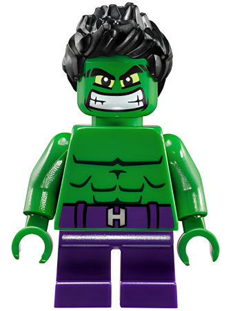 Минифигурка Lego Super Heroes Hulk - Minifigure, Short Legs sh0252 U